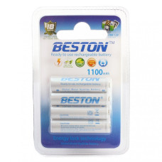 Акумулятор BESTON AAA 1100mAh Ni-MH 4шт Ready-to-use